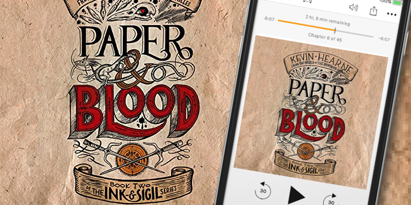 Paper & Blood Audio Banner